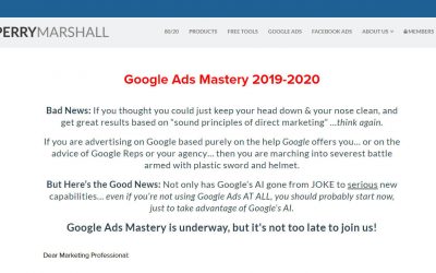 Perry Marshall & Mike Rhodes – Google Ads Mastery