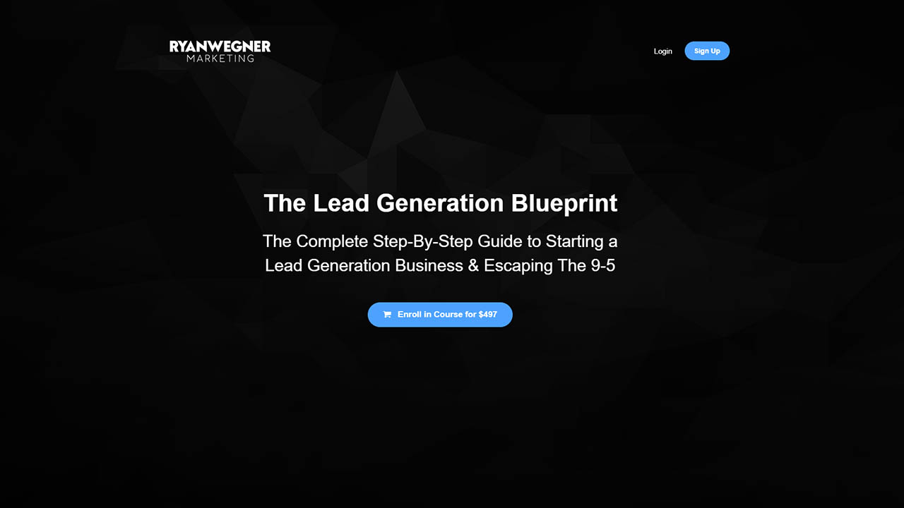 Ryan Wegner – The Lead Generation Blueprint