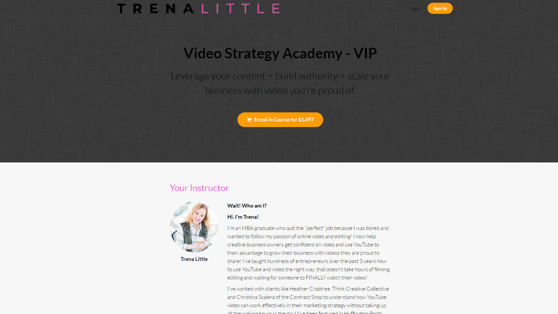 Trena Little – Video Strategy Academy VIP