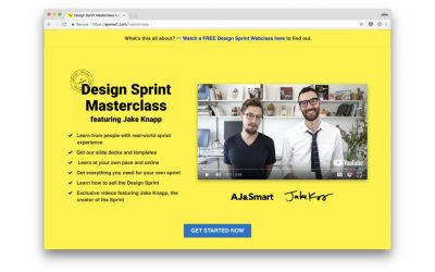 AJ & SMART and JAKE KNAPP – Design Sprint Masterclass