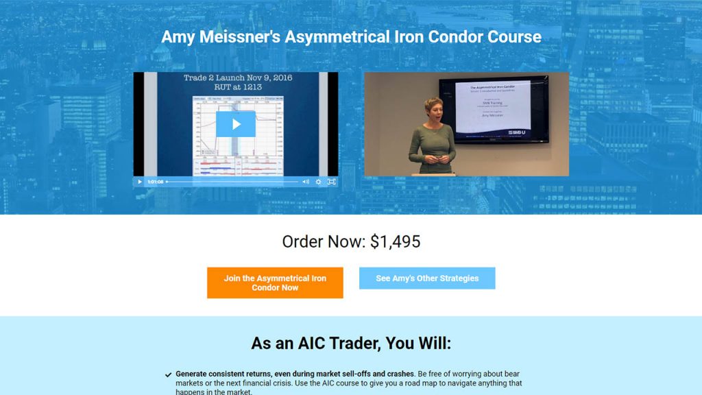 SMB Amy Meissner Asymmetrical Iron Condor