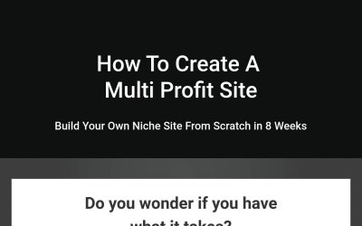 Doug Cunnington – Multi Profit Site