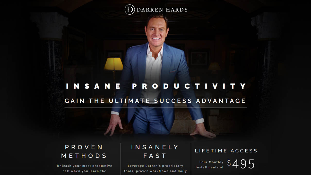 Darren Hardy – Insane Productivity