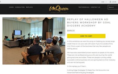 IMQueen Christina – Halloween Ad Buyers Workshop