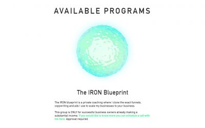 Alex Becker – Iron Blueprint