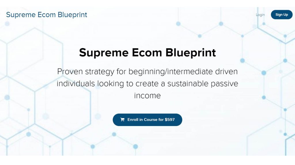 Alex Hampton – Supreme Ecom Blueprint