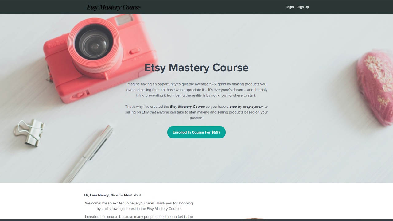 Nancy Badillo – Etsy Mastery Course