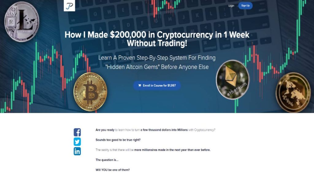 How I Made $200,000 in Cryptocurrency in 1 Week Without Trading