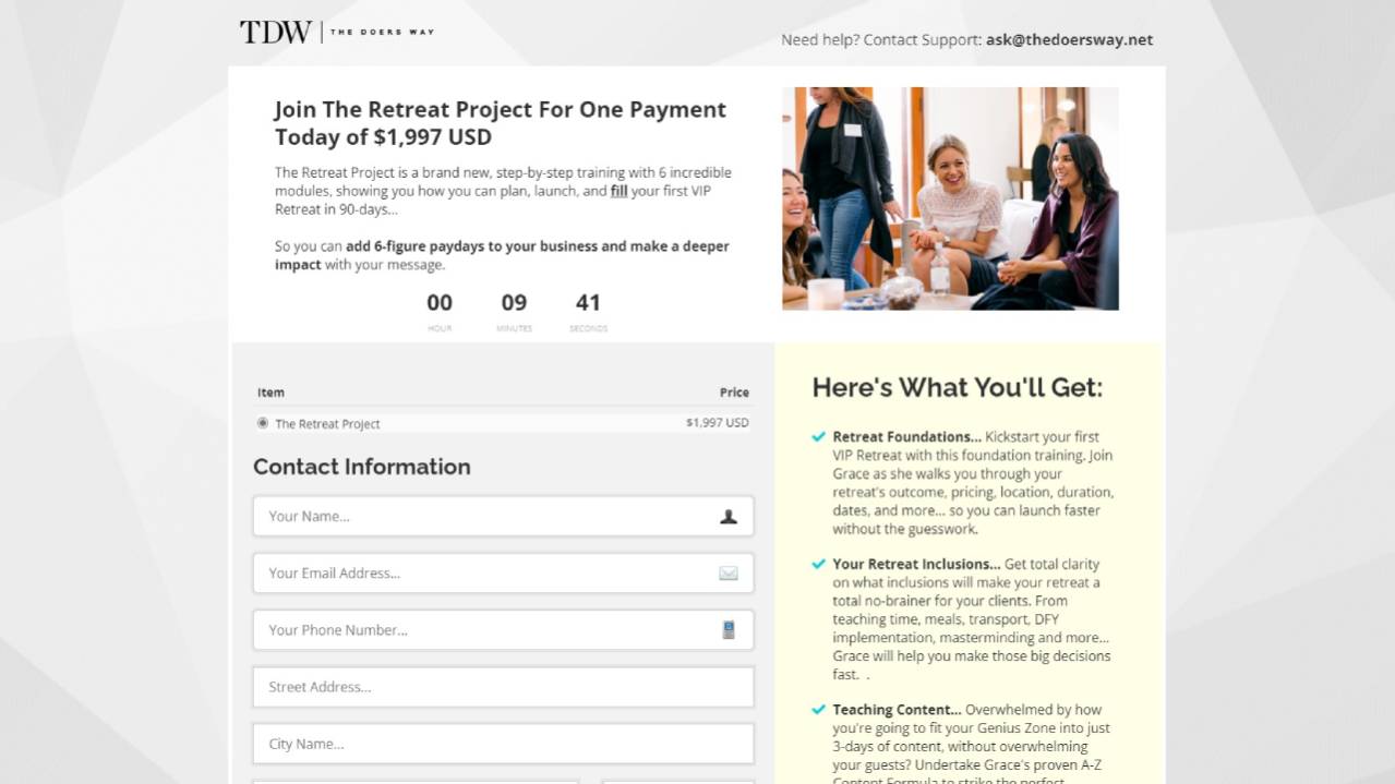 Grace Lever – The Retreat Project