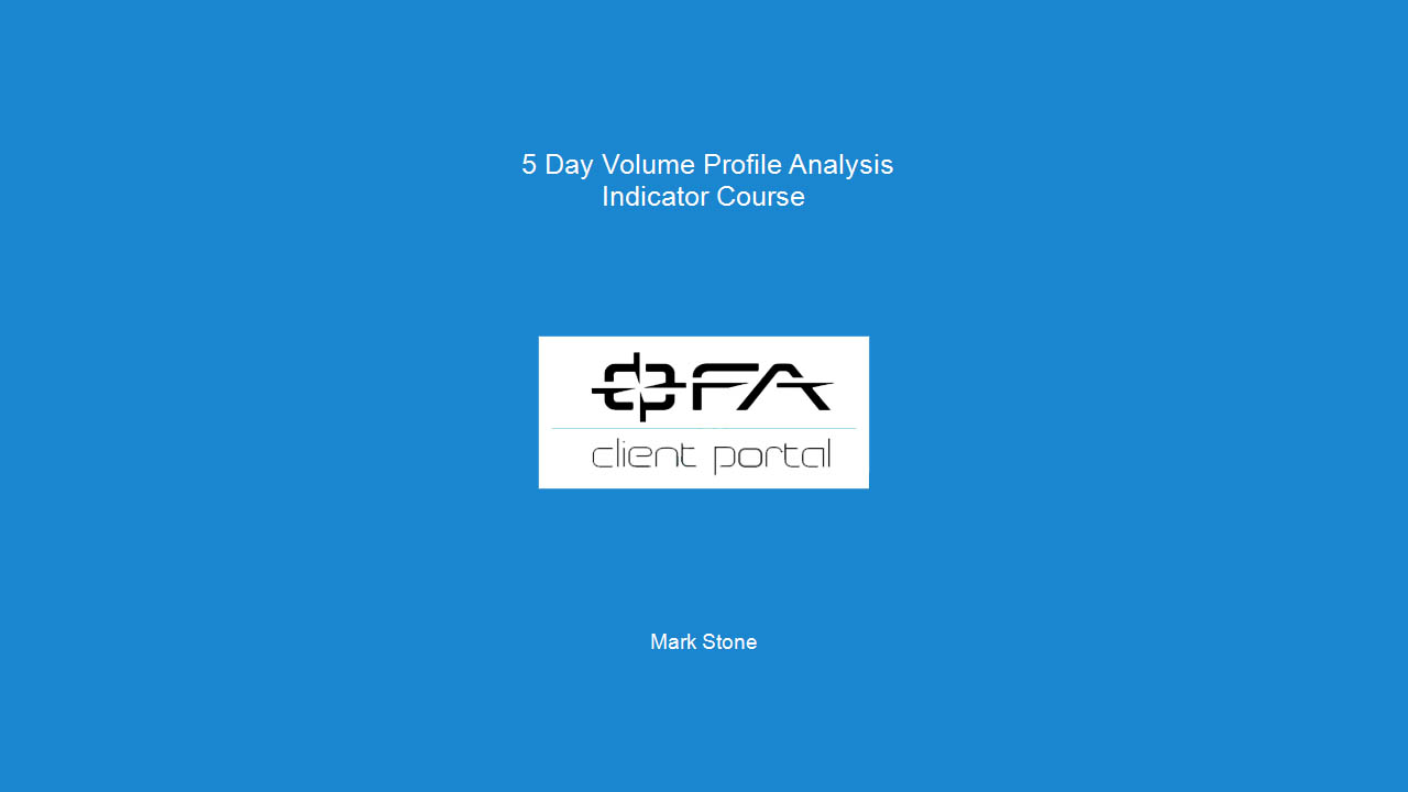 Mark Stone – 5 Day Volume Profile Analysis Course