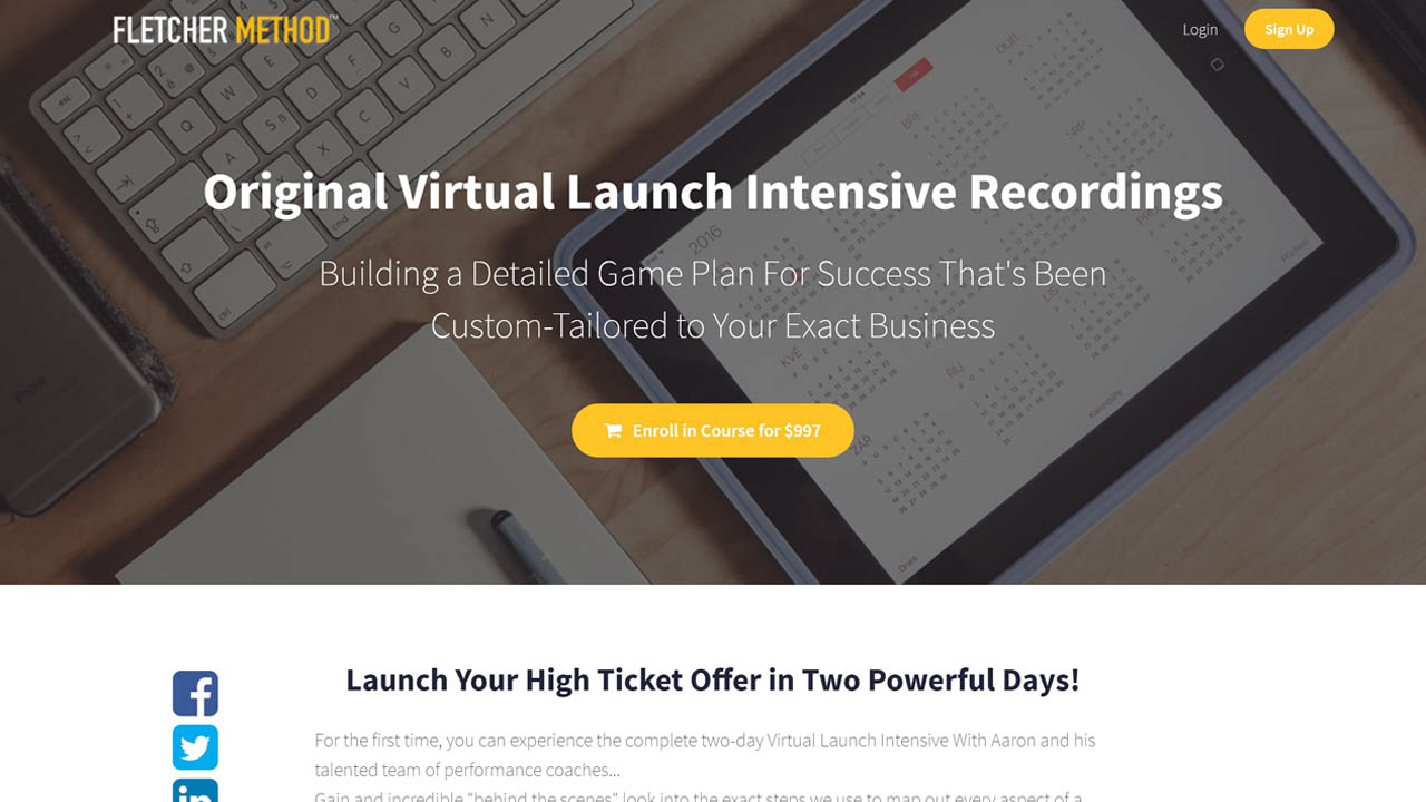 Aaron Fletcher – Virtual Launch Intensive