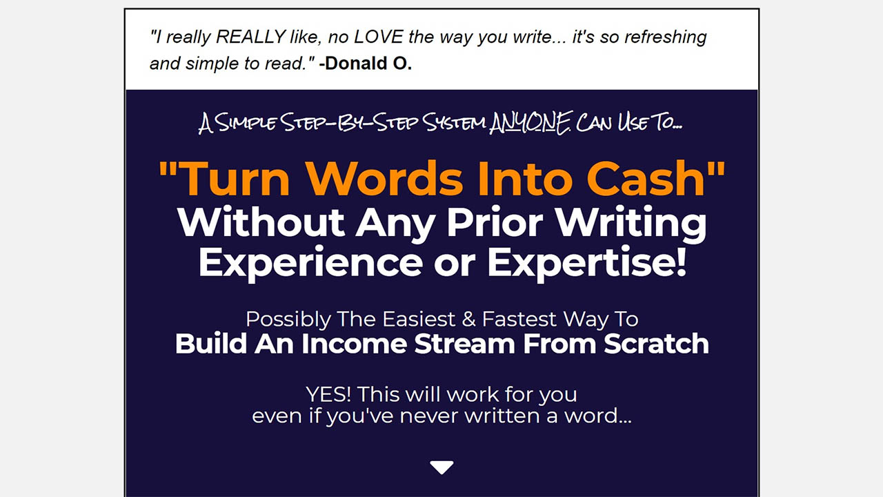 Duston McGroarty – Turn Words Into Cash