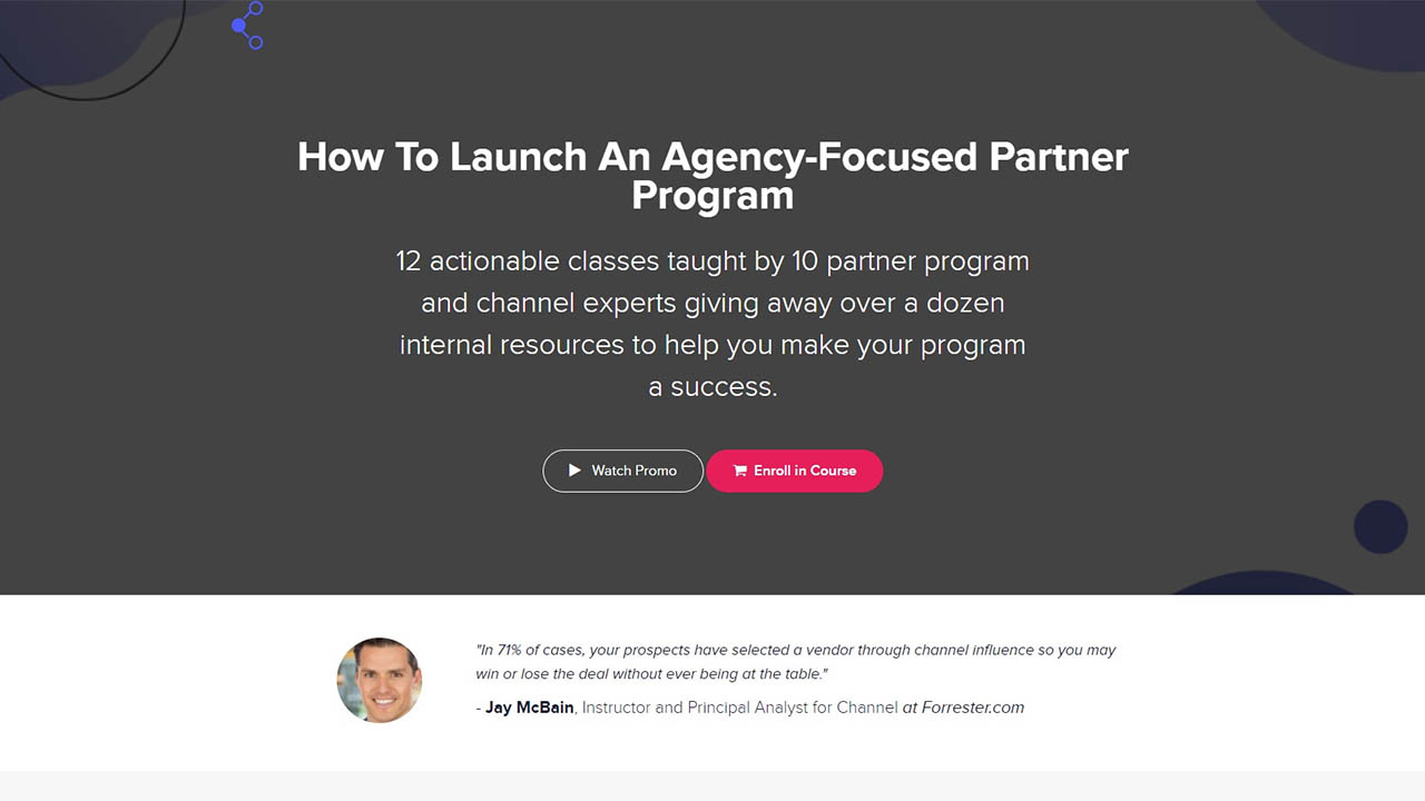 Alex Glenn – How To Launch an Agency-Focused Partner Program