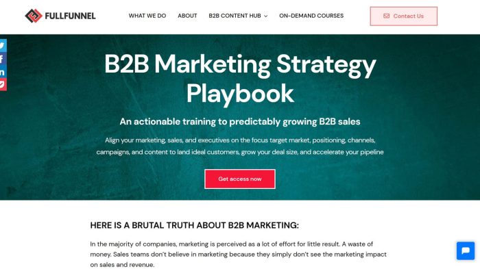 B2B Marketing Strategy Playbook - TSCourses