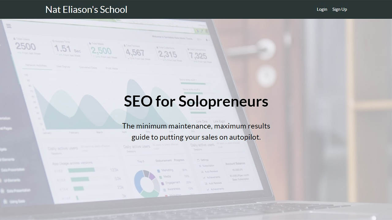 Nat Eliason – SEO For Solopreneurs