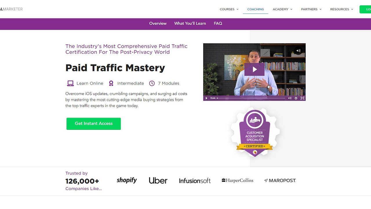 Digital Marketer – Paid Traffic Mastery 2022