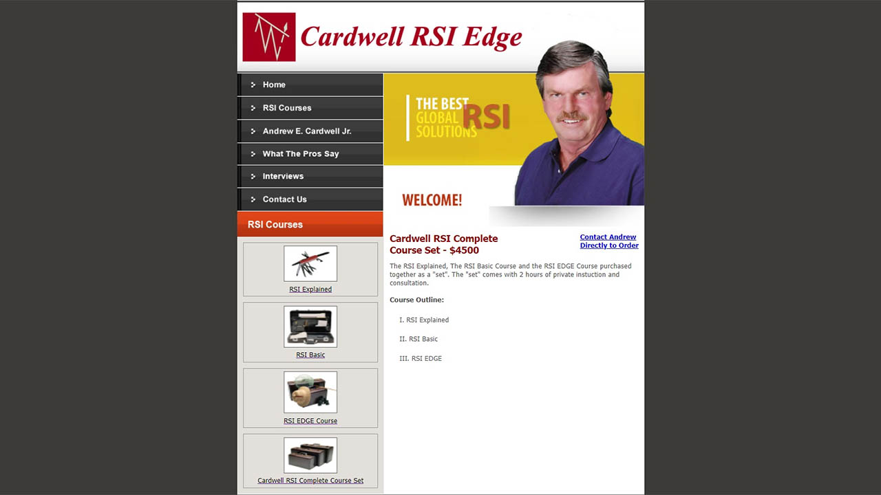 Andrew Cardwell – RSI Complete Course Set