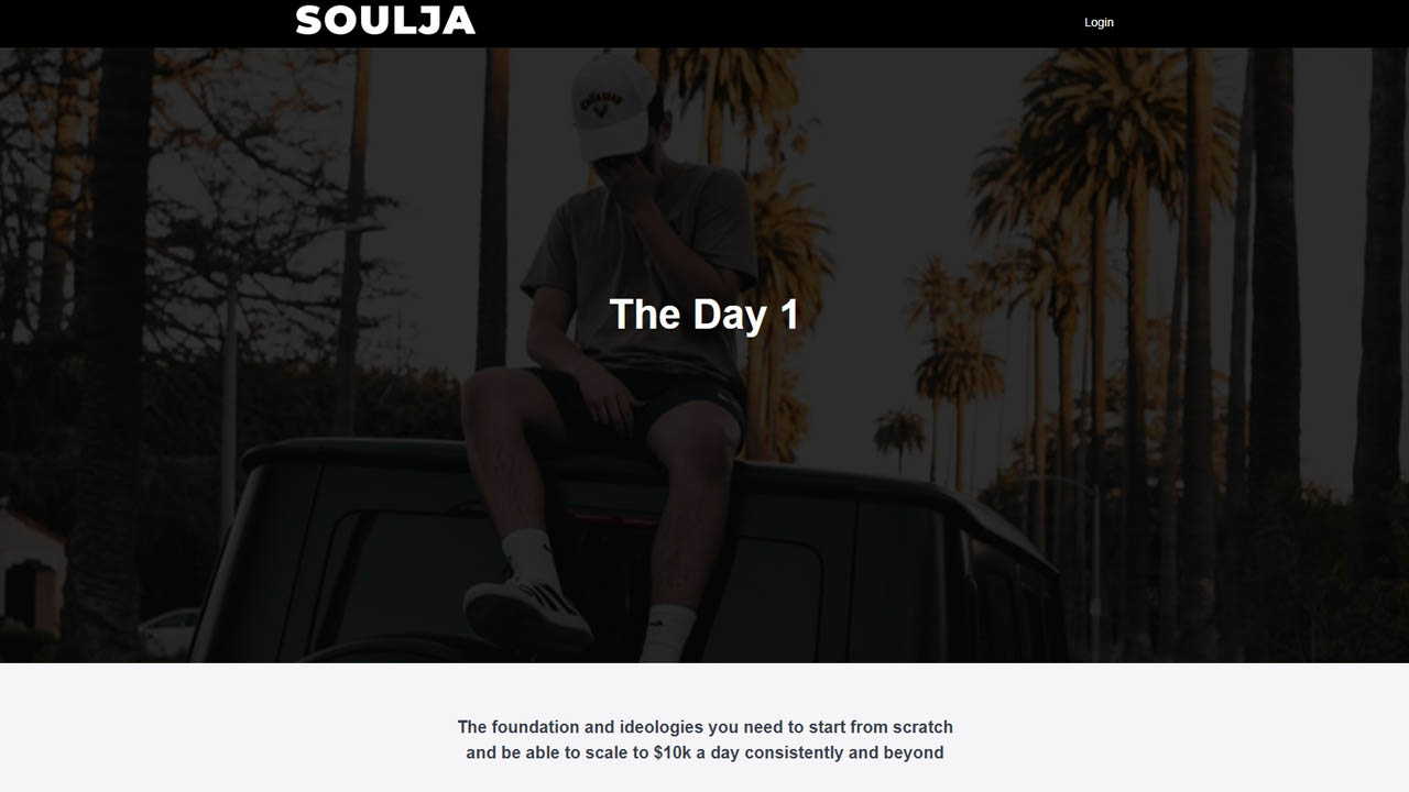 Soulja – The Beginners Dropshipping Course
