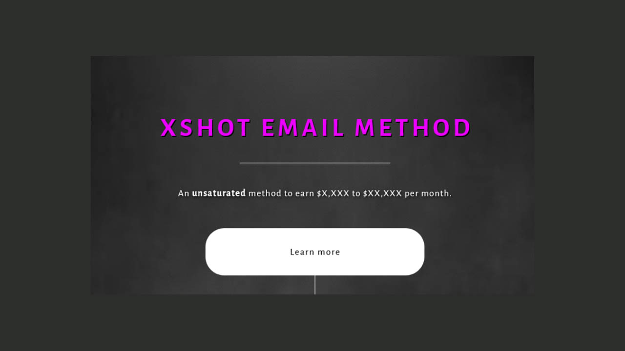 xShot Email Method Course