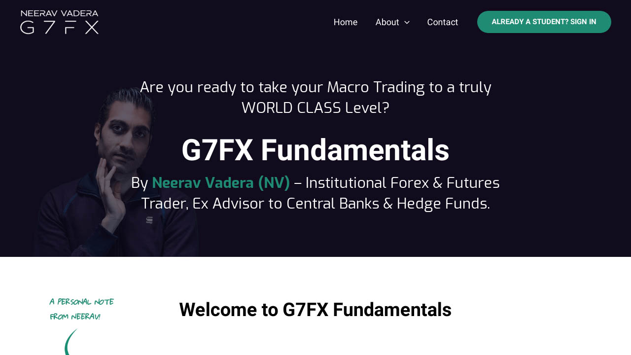 G7FX Fundamentals 2021