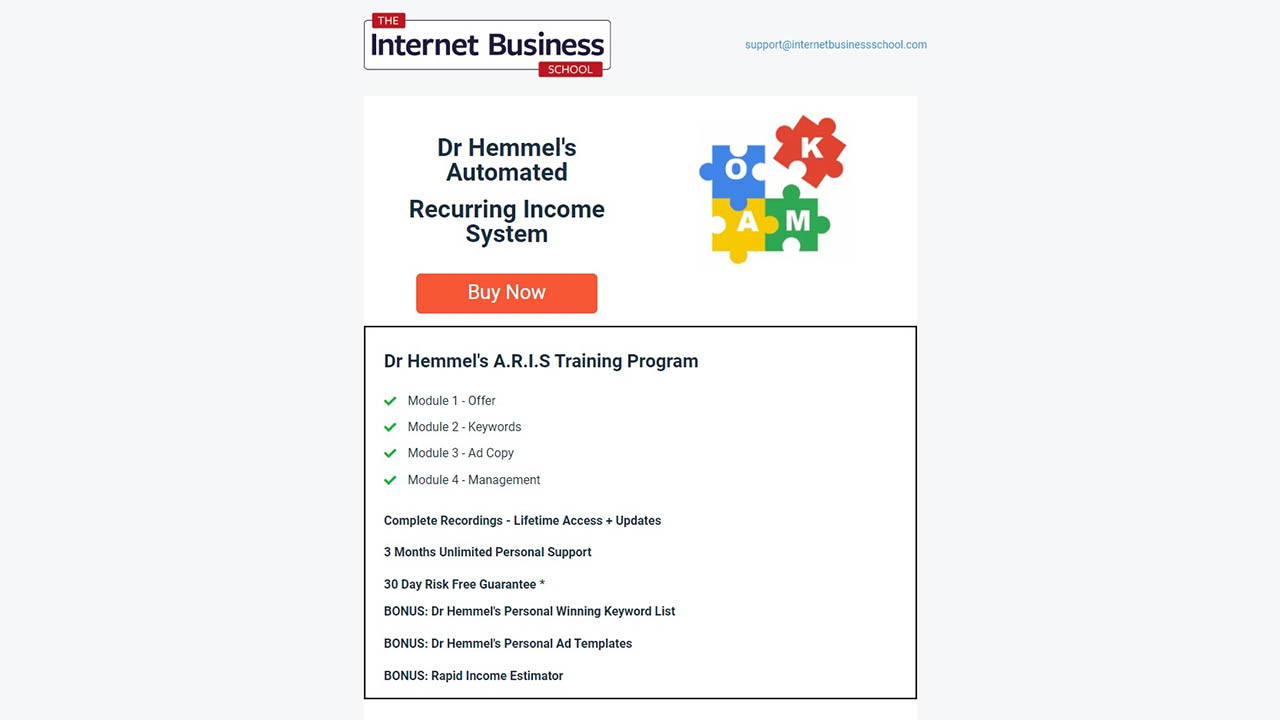 Hemmel Amrania – Automated Recurring Income System