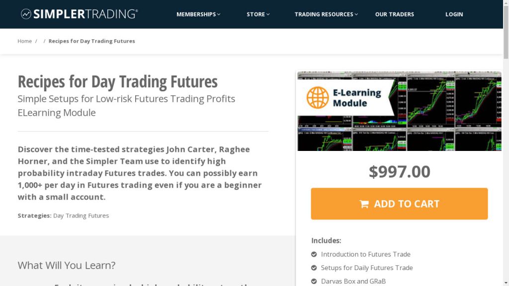 Simpler Trading – Recipes for Day Trading Futures – Raghee Horner