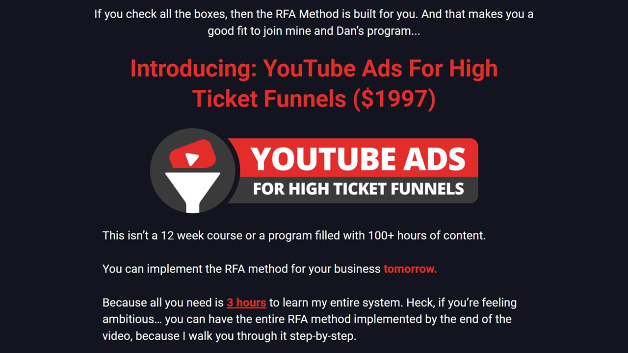 Kyle Sulerud – YouTube Ads For High Ticket Funnels