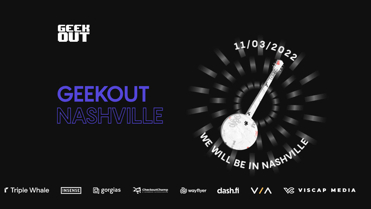 Geekout – Nashville Nov 3-5 2022