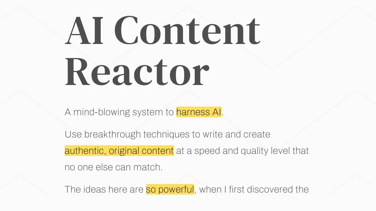 Rob Lennon – AI Content Reactor