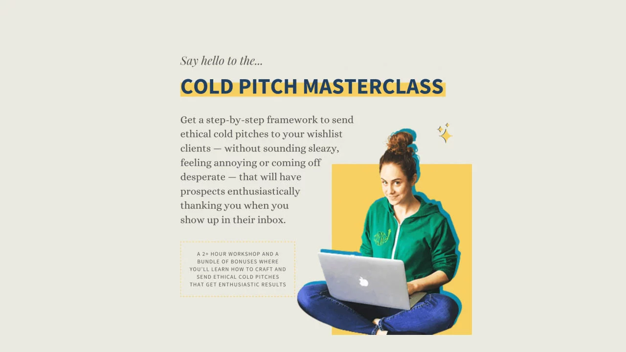 Bree Weber – Cold Pitch Masterclass + Cold Pitch Playbook