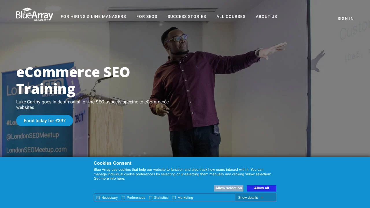 Luke Carthy – eCommerce SEO Training