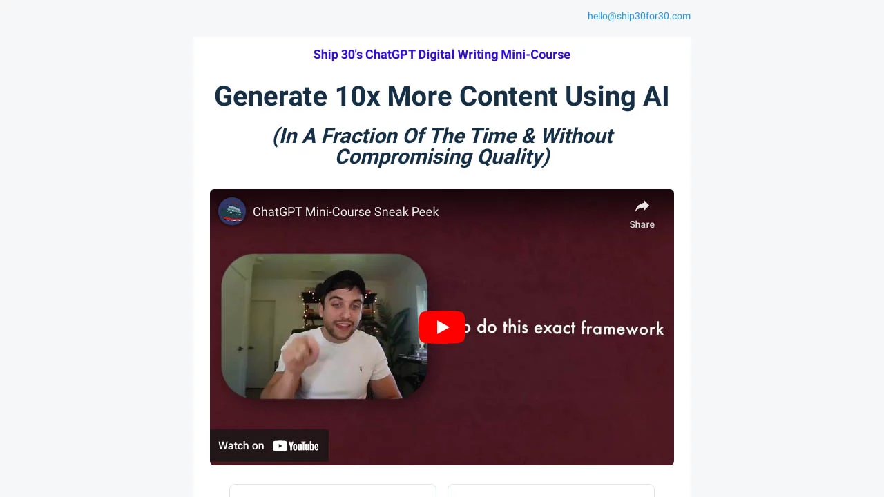 Dicke Bush – Generate 10x More Content Using AI