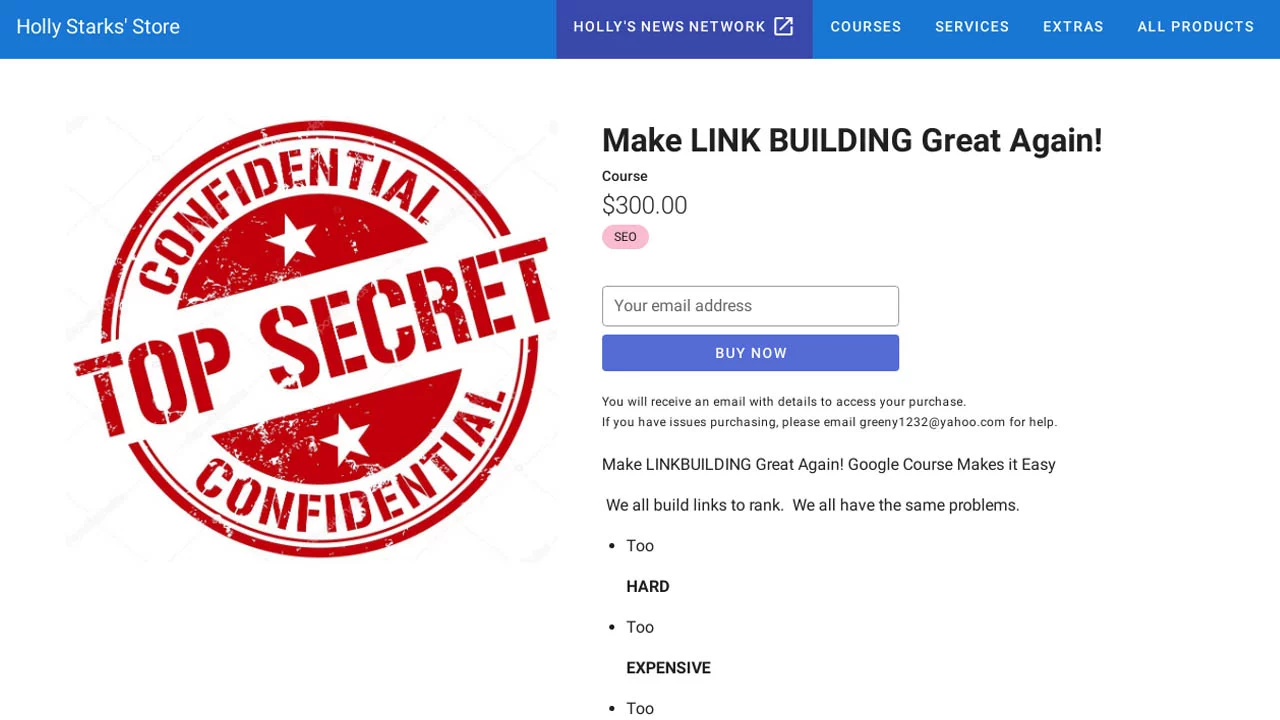 Holly Starks – Make LINK BUILDING Great Again!