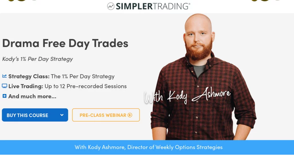 Simpler Trading – Drama Free Day Trades ELITE – Kody Ashmore