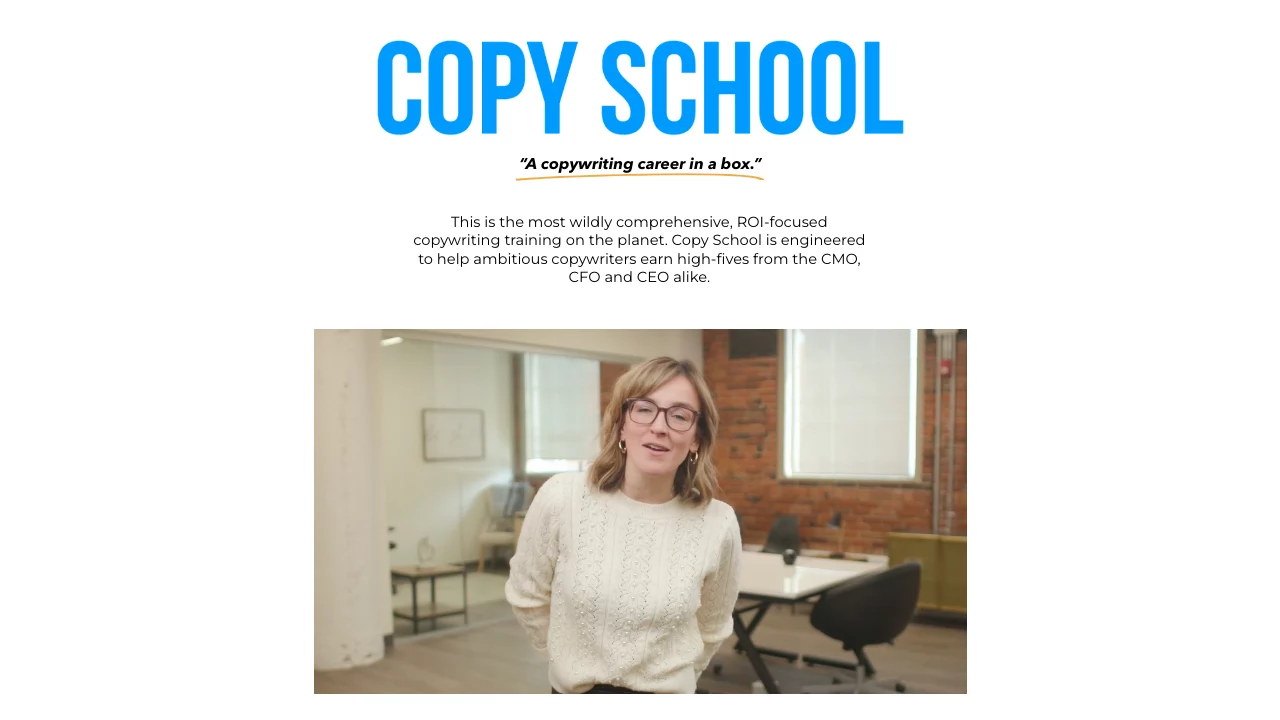 Copyhackers – Copy School 2023