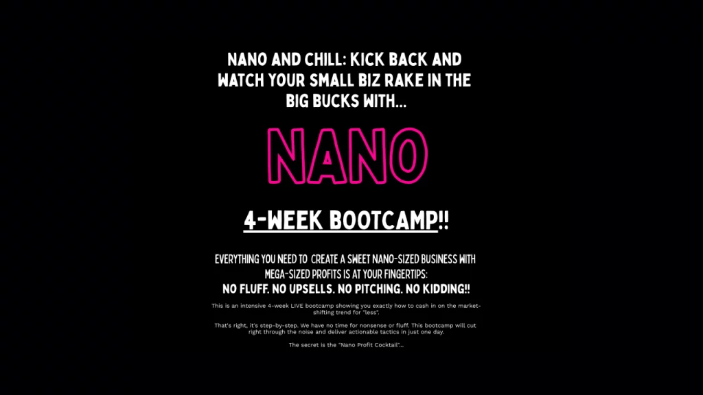 Ryan Lee – Nano Bootcamp