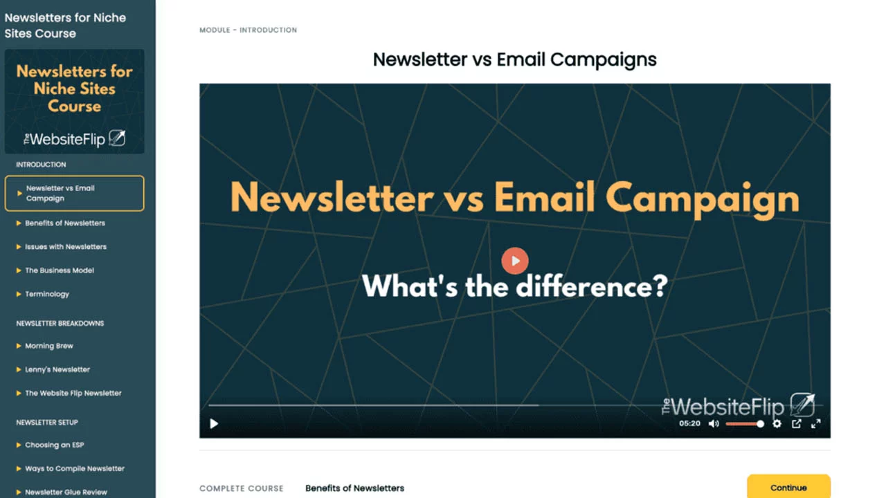 Mushfiq Sarker – Newsletters for Niche Sites Course 2023