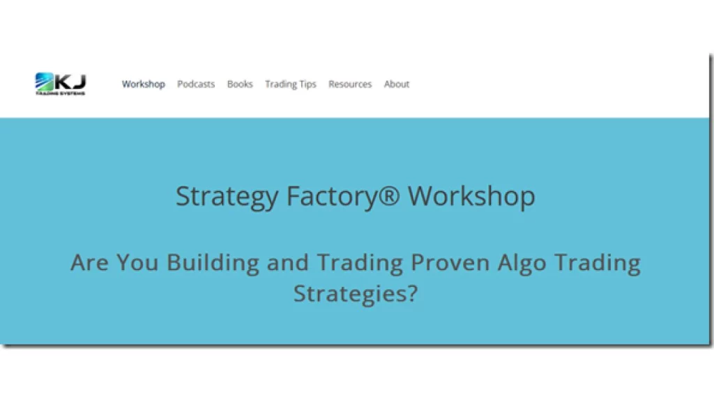 Kevin Davey – Strategy Factory Workshop