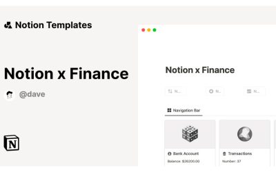 Notion x Finance PRO