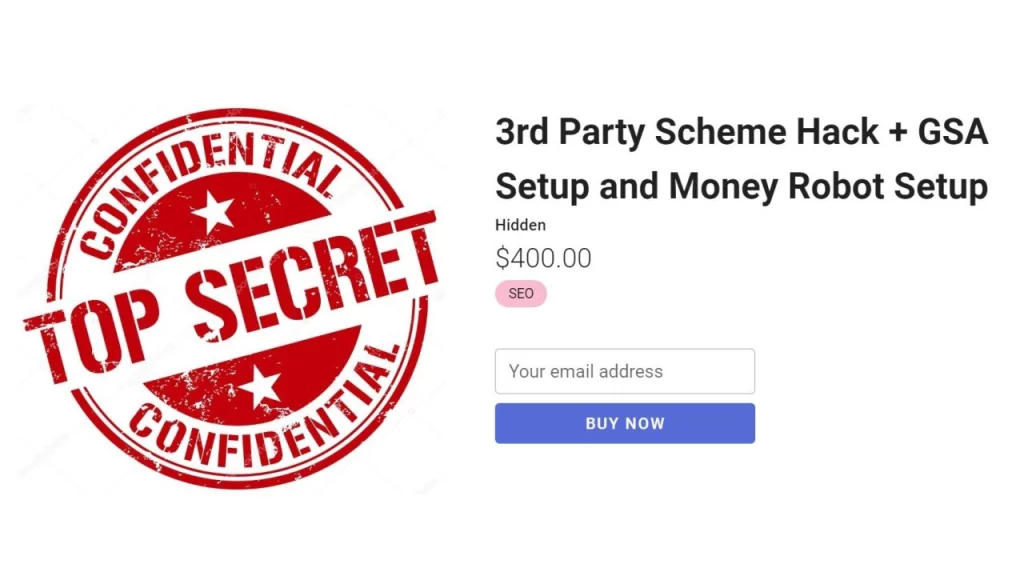Holly Starks – 3rd Party Scheme Hack + GSA Setup and Money Robot Setup