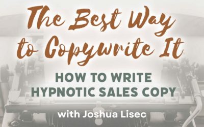 Joshua Lisec – HYPNO WRITING BUNDLE 2024 – The Best Way to Copywrite It   Train Ride to Greatness