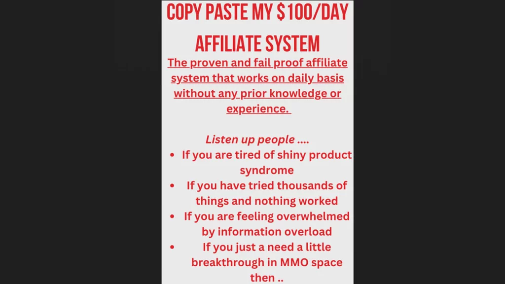 (NEW 2024) Copy Paste my $100/Day Affiliate System and Make Sales Daily