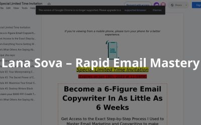 Lana Sova – Rapid Email Mastery