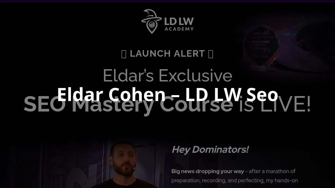 Eldar Cohen – LD LW Seo