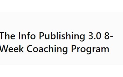 Duston Mcgroarty – The Info Publishing 3.0 8-Week Coaching Program