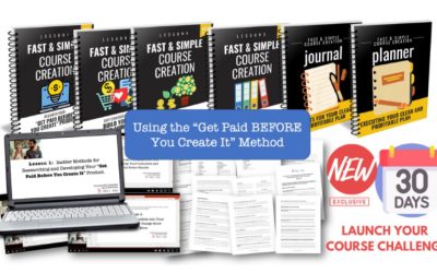 Fast and Simple Course Creation with the Power of Easy to Create Printables