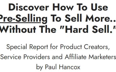Paul Hancox – The Presell System