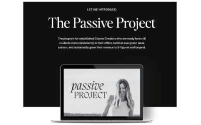 Gemma Bonham-Carter – The Passive Project