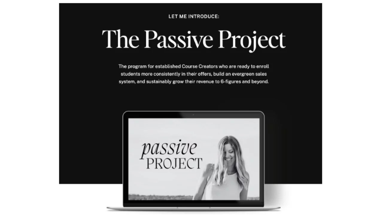 Gemma Bonham-Carter – The Passive Project