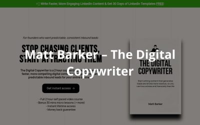 Matt Barker – The Digital Copywriter